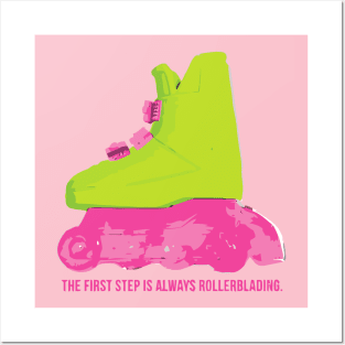 The First Step Is Always Rollerblading | Barbie 2023 Posters and Art